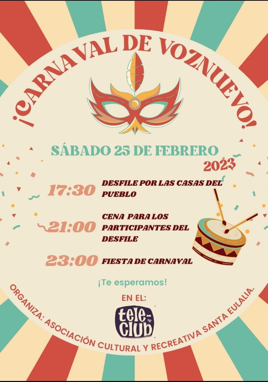 Cartel carnaval 2023voznuevo