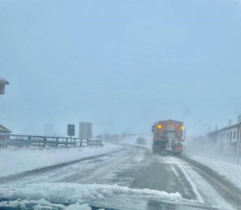 N 630 nieve arbas del puerto