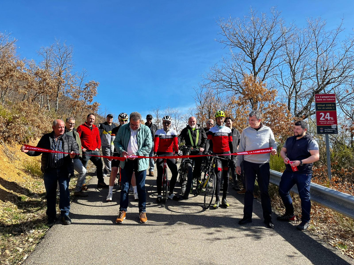 Inauguracion kilometro mas duro del ciclismo camperona