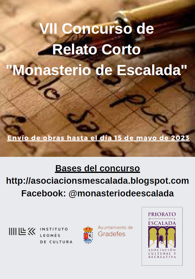 Cartel relato corto monasterio de escalada