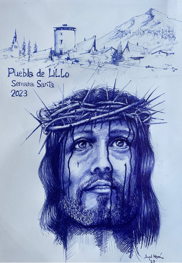 Cartel semana santa puebla de lillo 2023