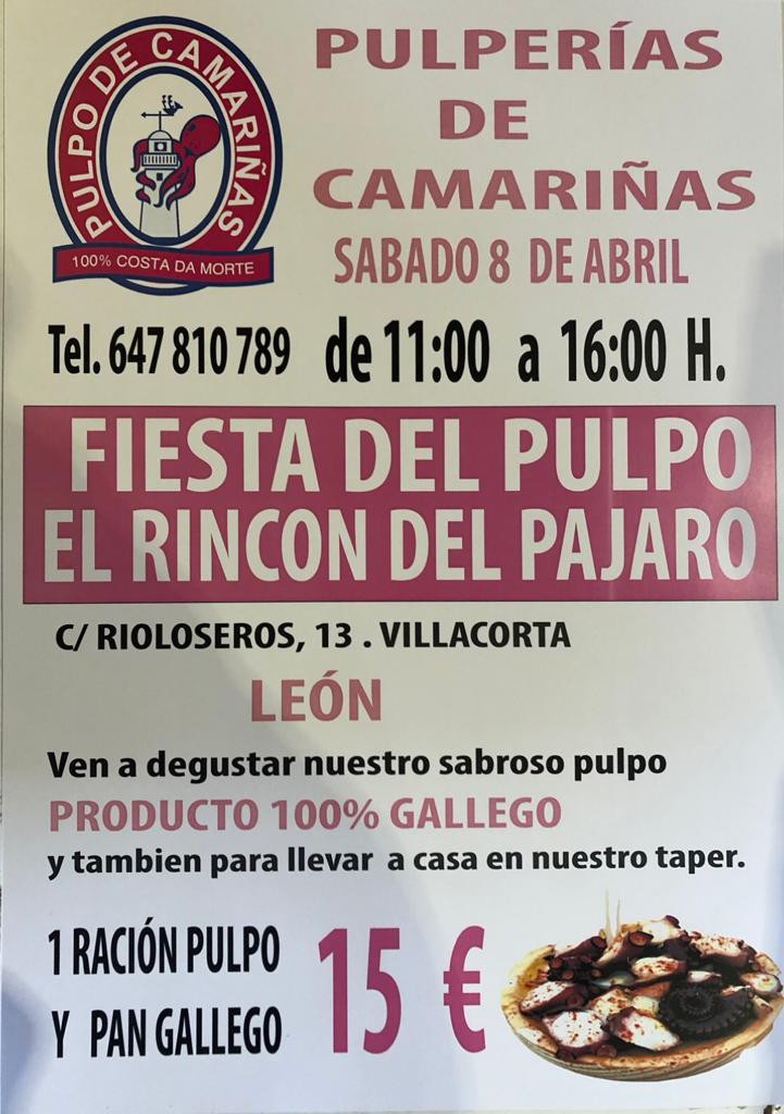 Cartel pulpada villacorta