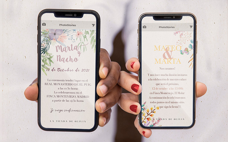 Invitaciones digitales boda