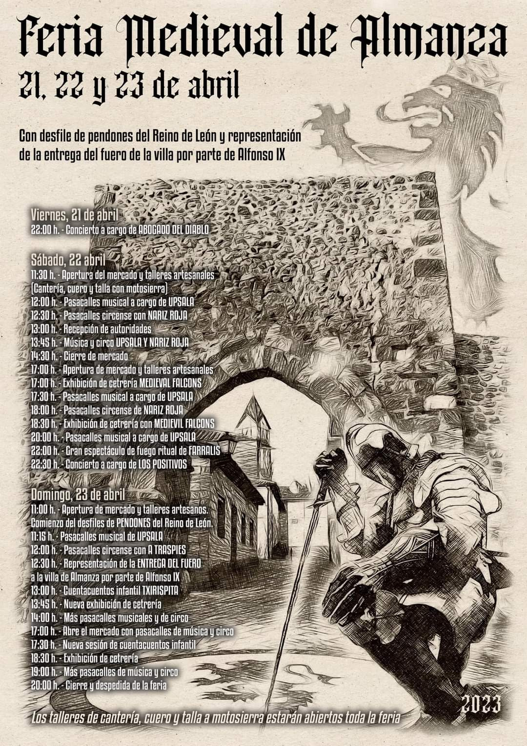 Programa feria medieval almanza