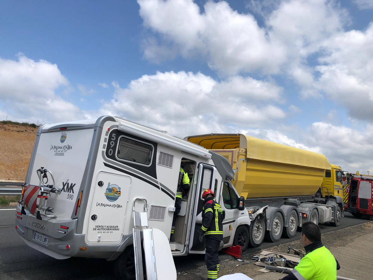 Accidente a 67 aguilar de campoo