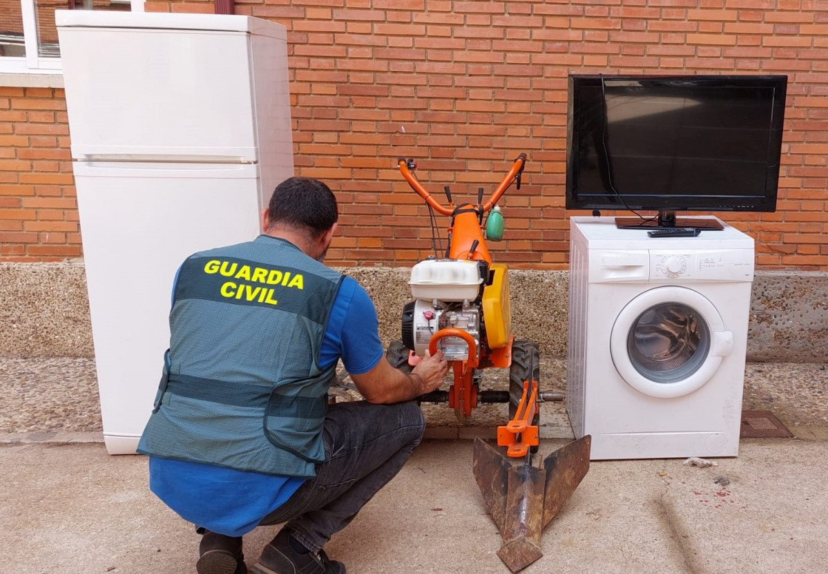 Efectos recuperados Guardia civil robo