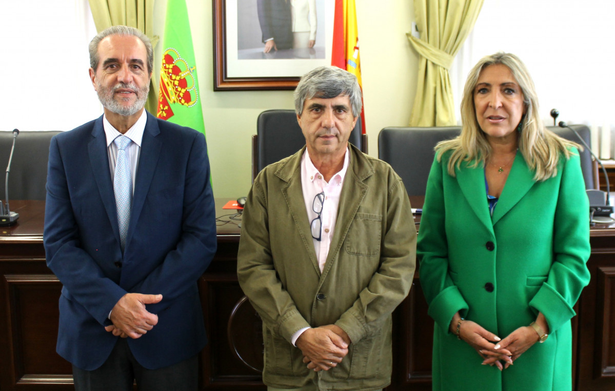 Javier Martín Villacorta, Miguel Ángel Tesouro y Mª Pilar Gutiérrez Santiago