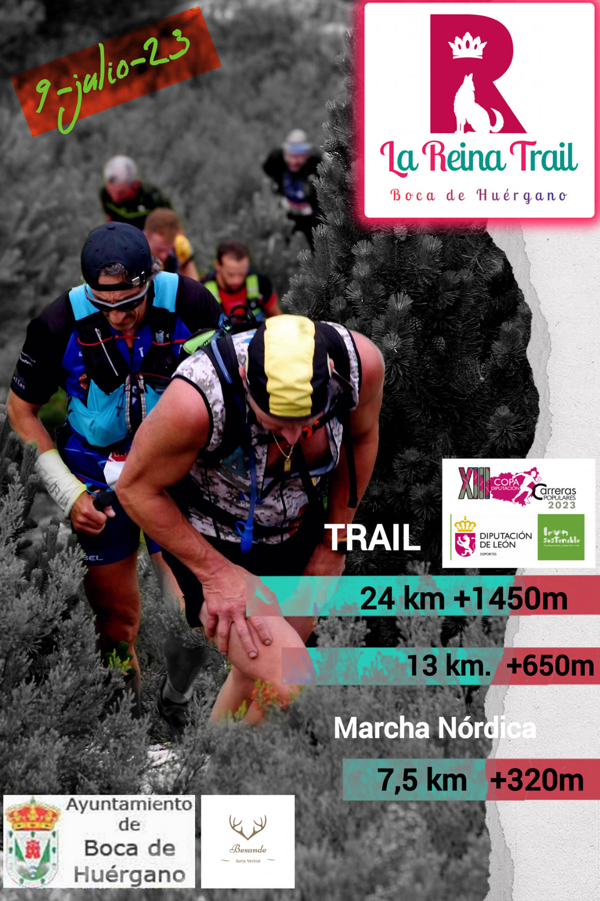 Cartel la reina trail besande 2023