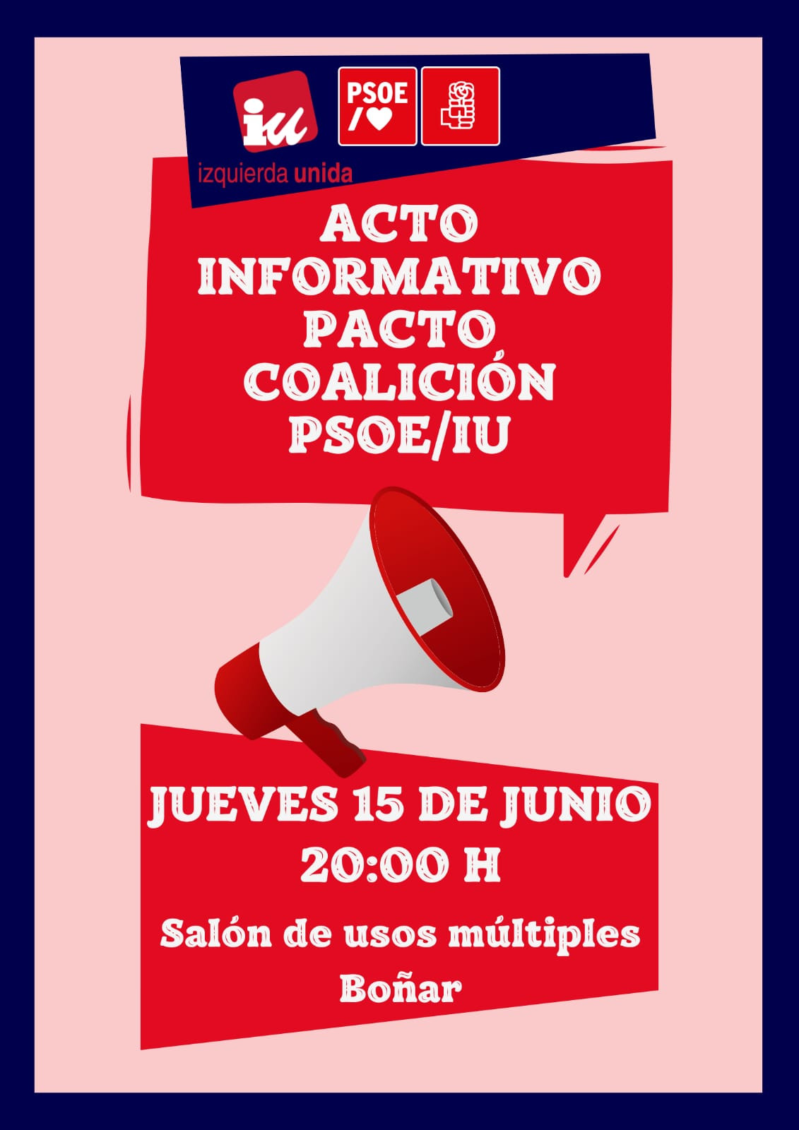 Cartel pacto coalicion