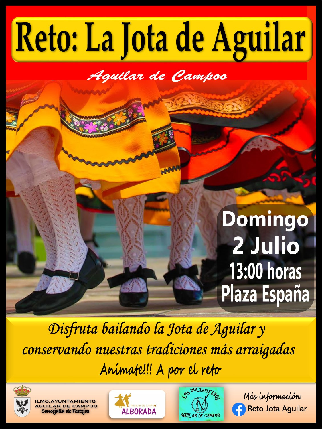 Cartel reto la jota de aguilar