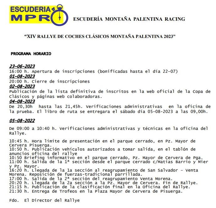 Rally montau00f1a palentina 2023