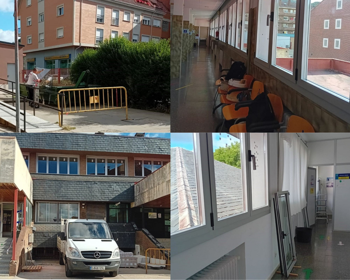 Obras centro salud cistierna