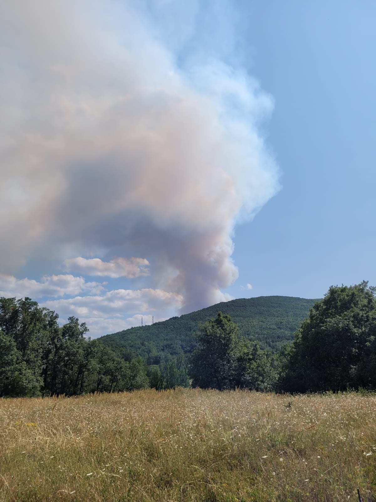 Incendio santa colomba curueño carlos fdez lucha x montaña