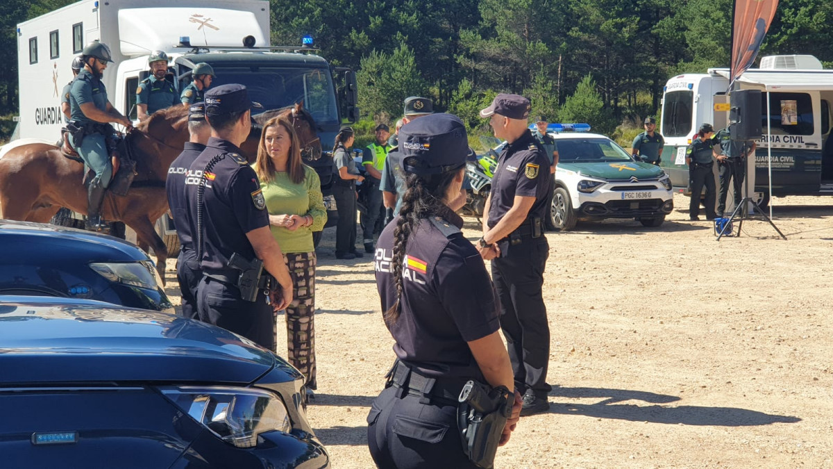 Dispositivo seguridad camino de santiago