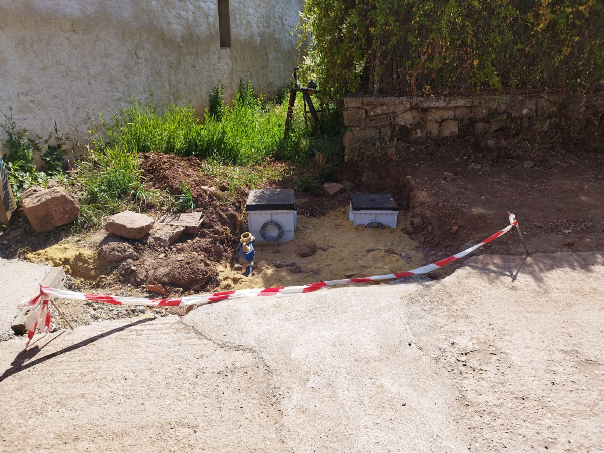 Obras red abastecimiento bustillo de santullan