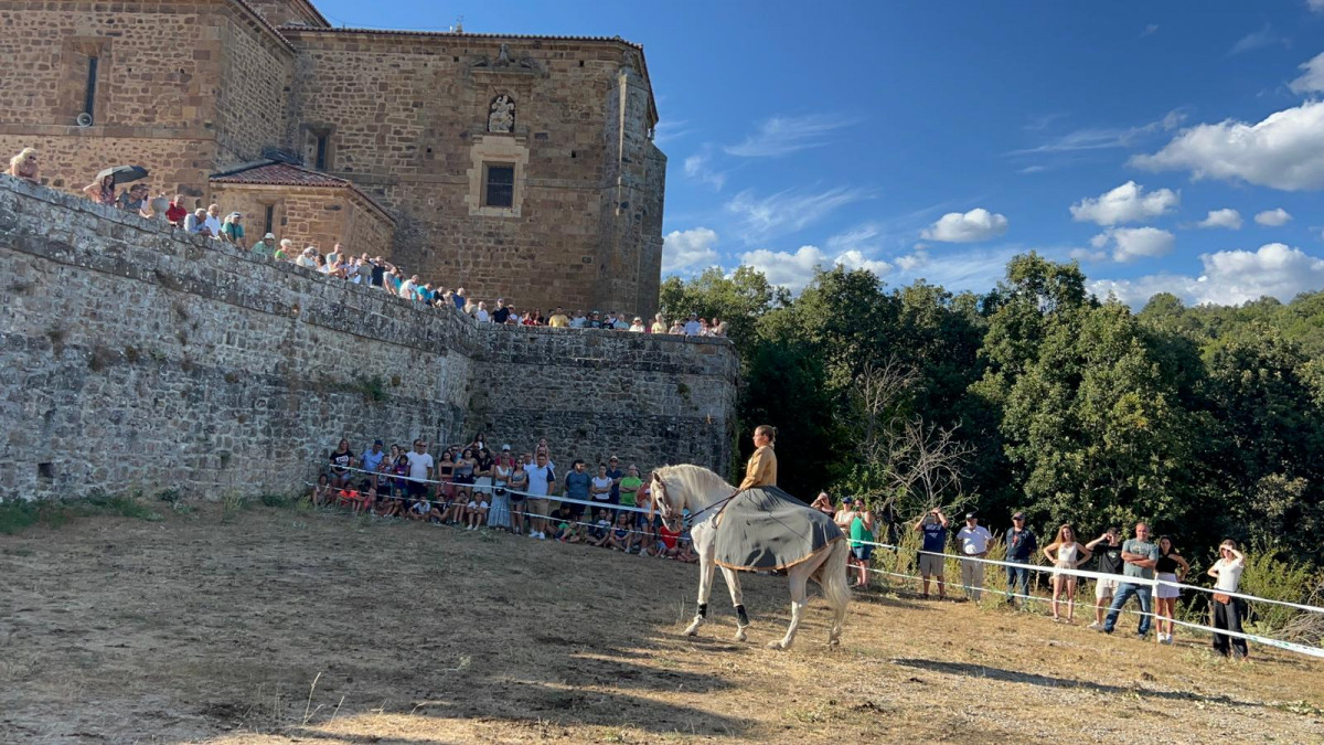 Espectaculo ecuestre romeria del veraneante 2023 (12)