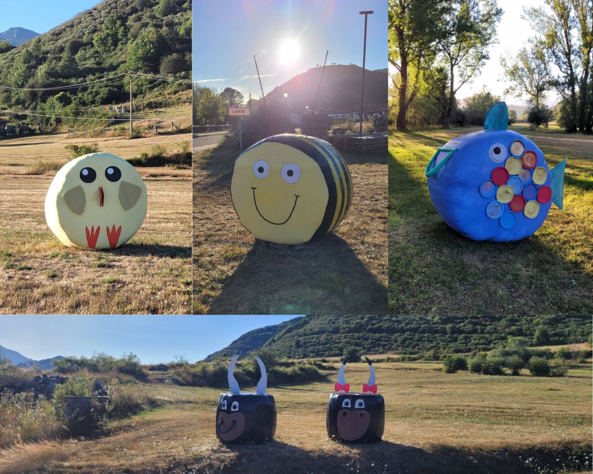 Bolas de hierba lario