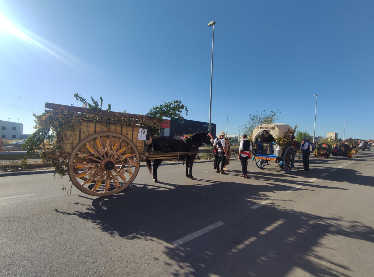 Carros engalanados romeria san froilan la virgen 2023