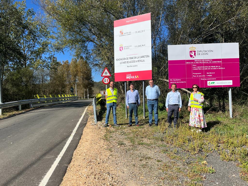 Obras carretera quintana de fon y revilla dipu