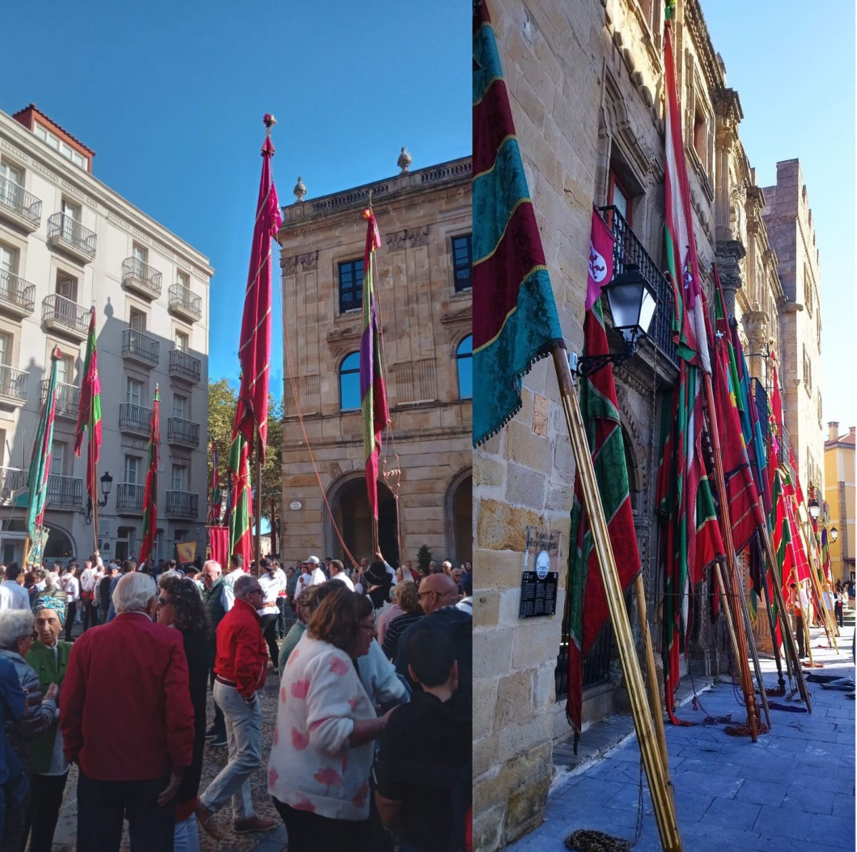 Desfile de pendones casa de leon en asturias gijon 2023 (3)