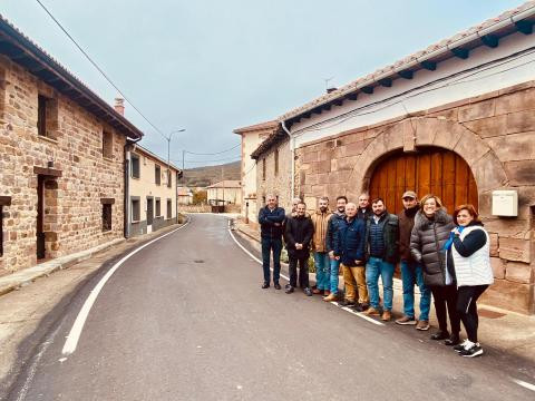 Obras carretera porquera de santullan salinas de pisuerga dipu palencia