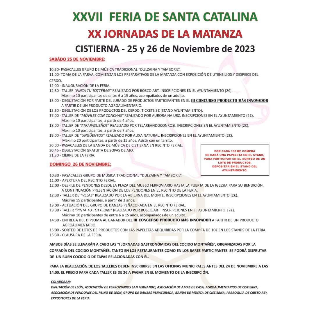 Feria santa catalina cistierna 2023