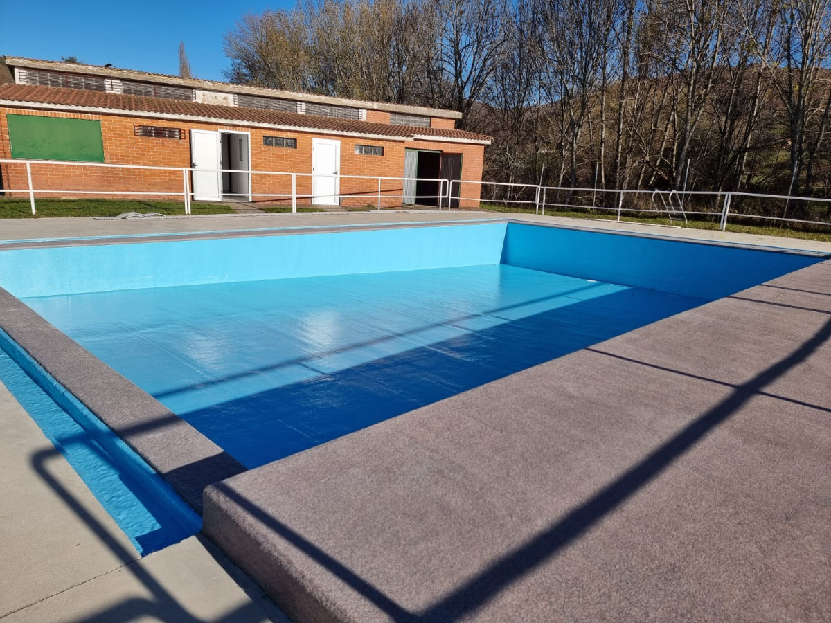 Obras piscina valderrueda 2023