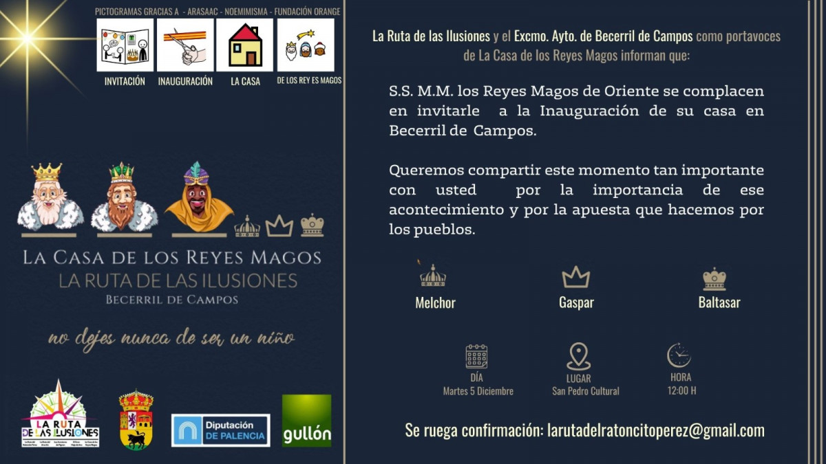 Cartel ruta de las ilusiones becerril de campos