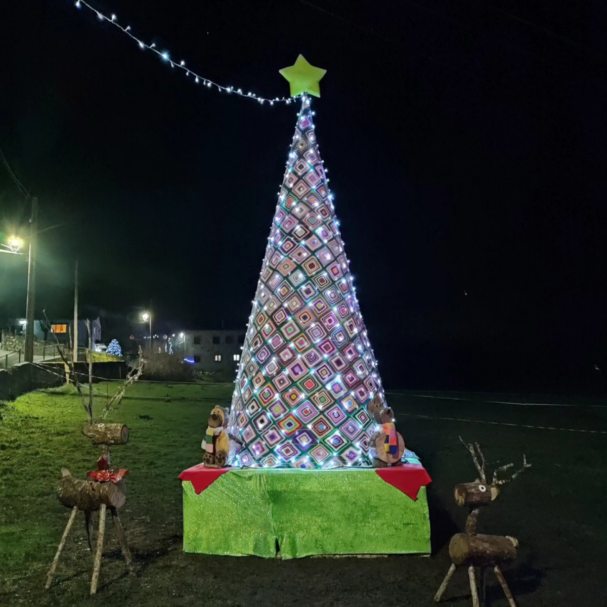 Arbol de navidad de ganchillo liegos (6)