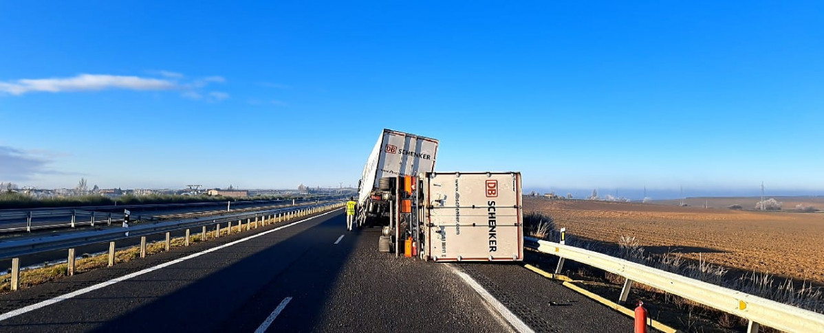 Accidente A 231 sentido leon