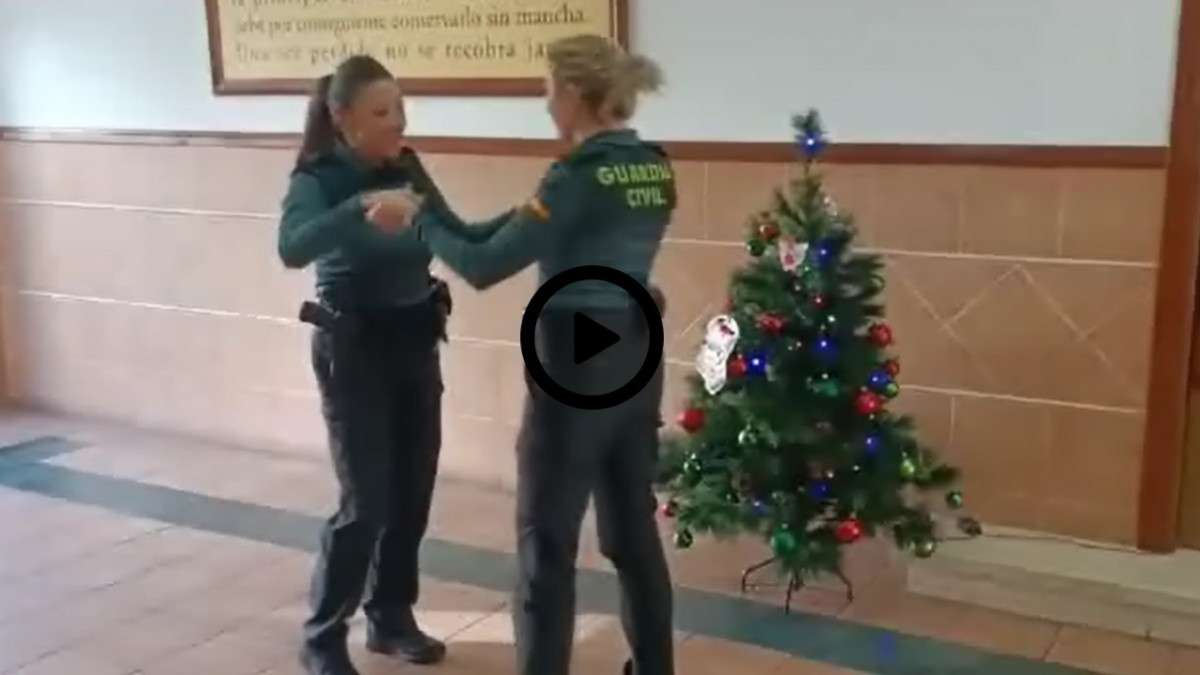 Guardia civil navidad leon 2023 video