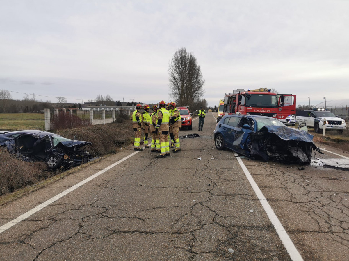 Accidente sariegos bomberos de leon