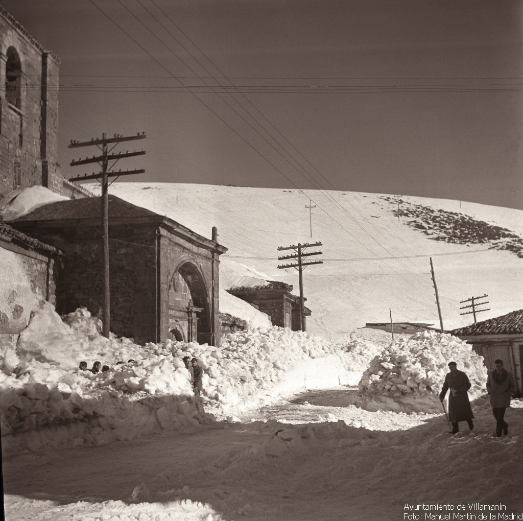 Nevada colegiata de arbas ayto villamanin manuel martin de la madrid