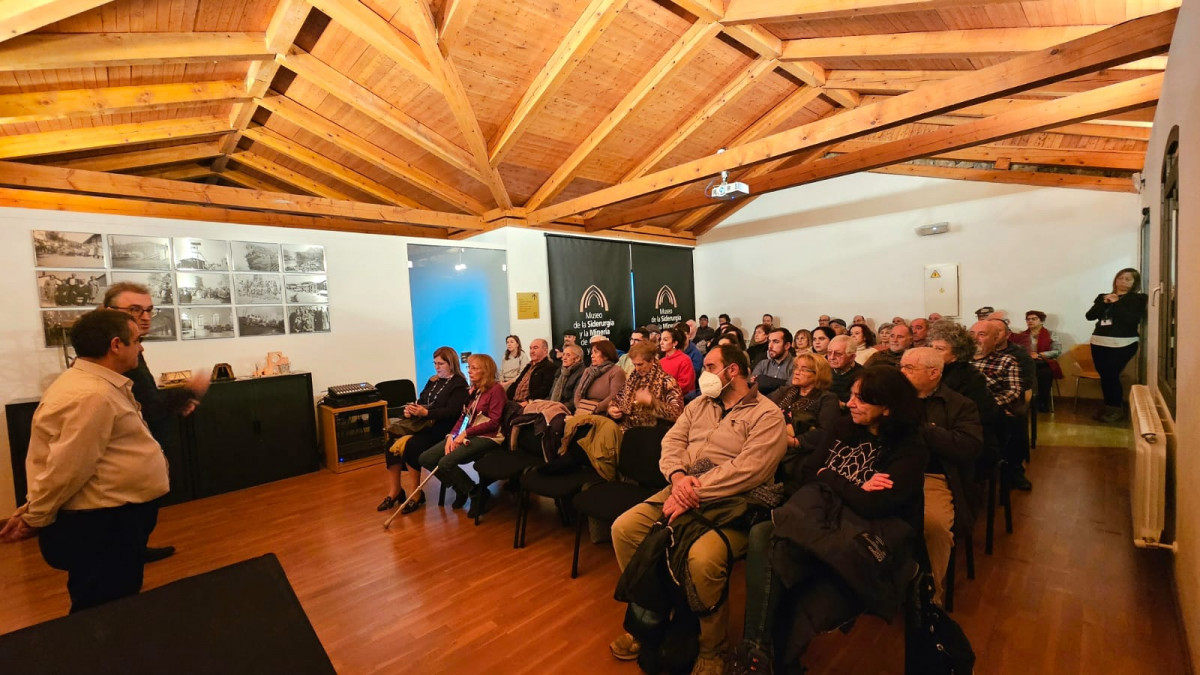 Proyeccion sangre minera museo de sabero