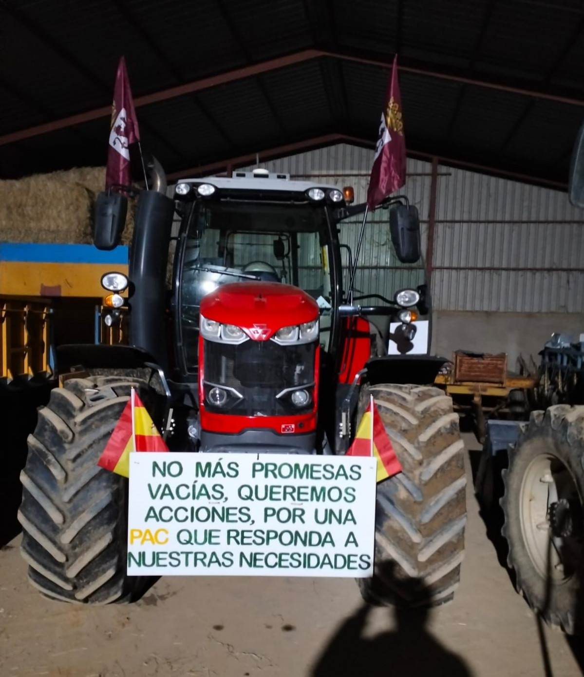 Tractorada leon 6 febrero 14