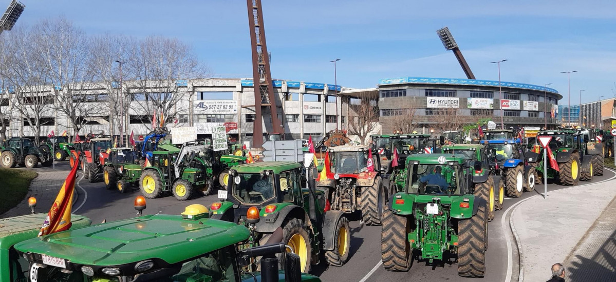 Tractorada leon 6 febrero 2