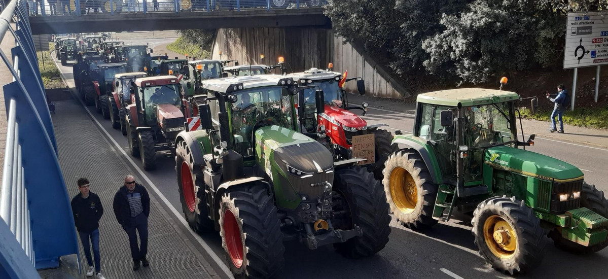 Tractorada leon 6 febrero 1