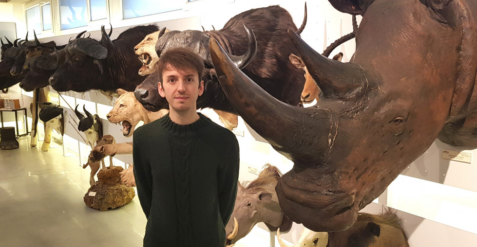 Jorge García Girón en el Museo de Colecciones de la ULE 02