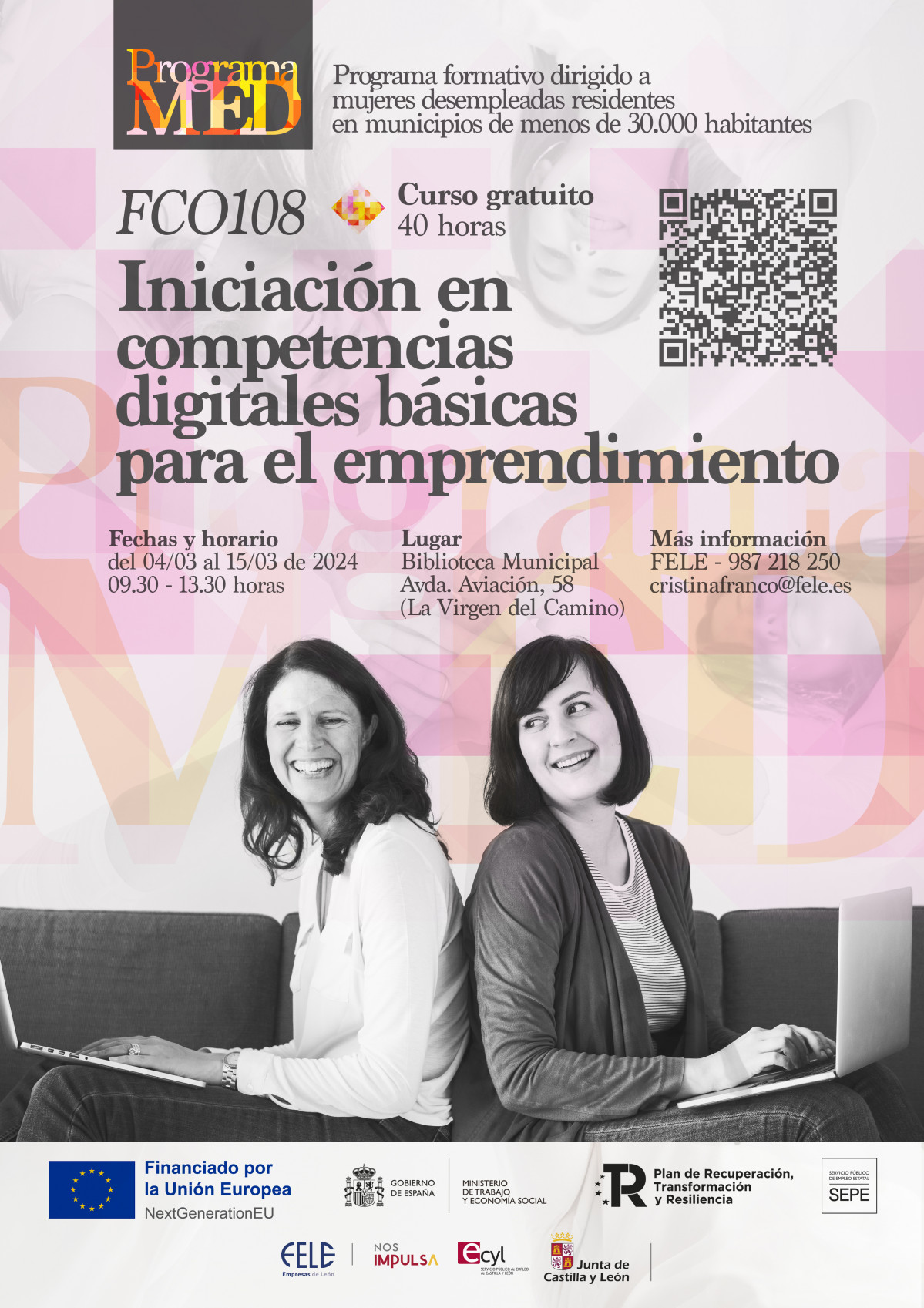 Cartel MED Competencias Digitales