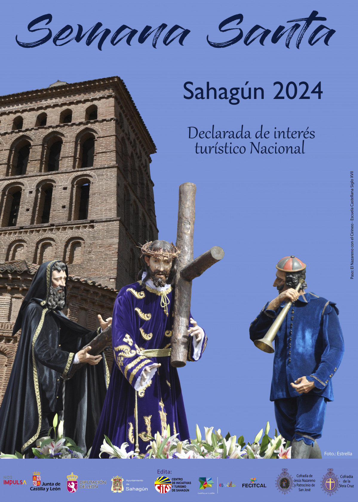 Cartel 2024 semana santa sahagun