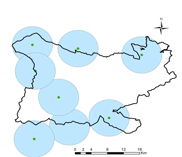 Mapa manadas lobos picos de europa
