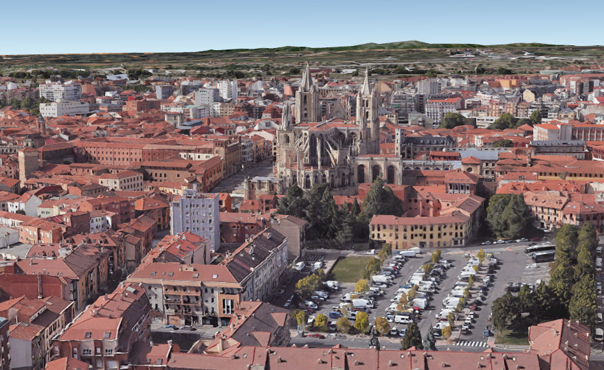 Leon google earth