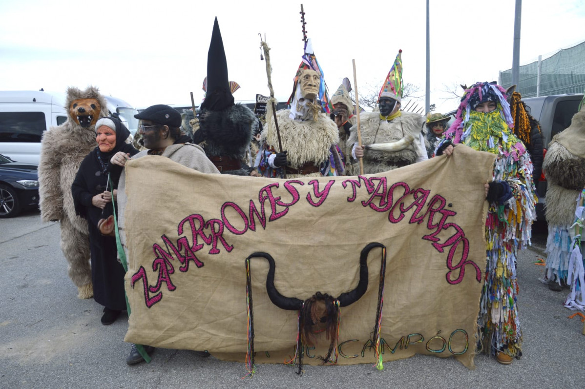 Zamarrones y mascaritos aguilar Encuentro de Rituales Ancestrales de Bemposta (4)