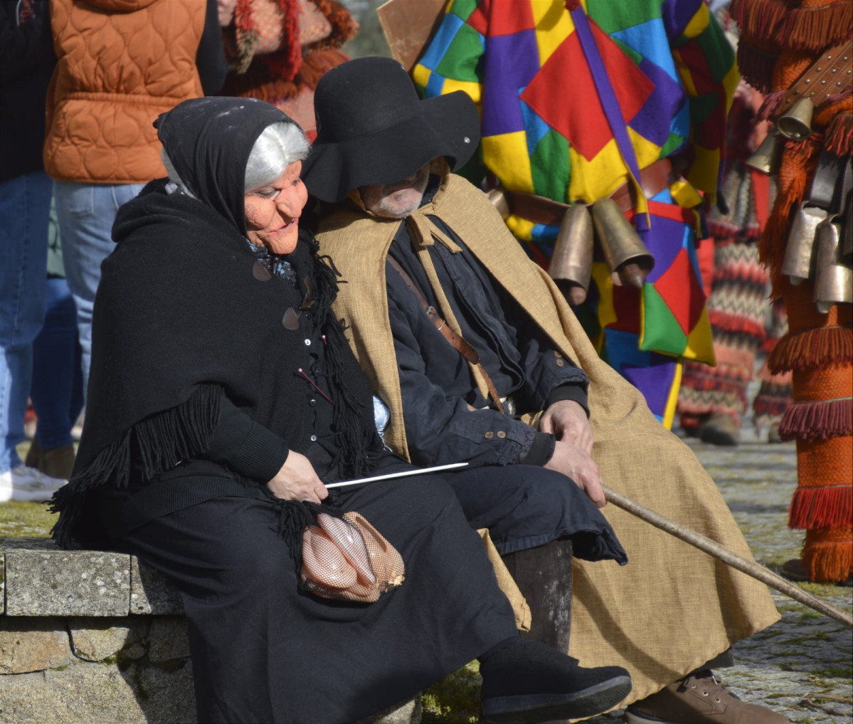 Zamarrones y mascaritos aguilar Encuentro de Rituales Ancestrales de Bemposta (8)