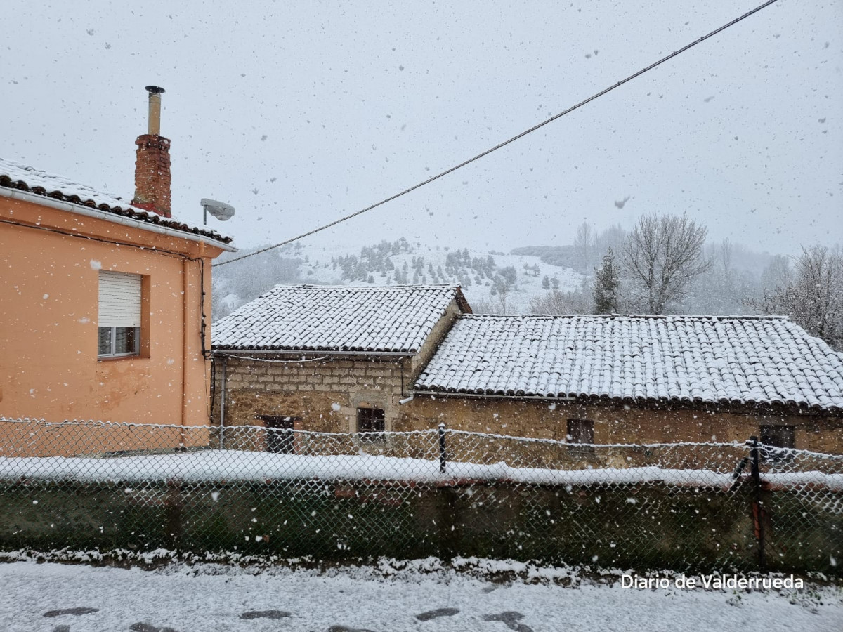 Valderrueda nieve febrero 2024