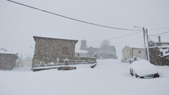 Valverde de la Sierra nieve Israel