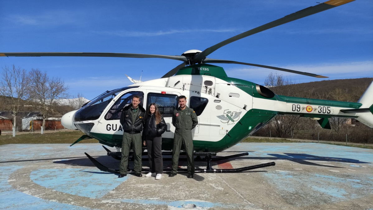 Bautismo vuelo joven velilla concurso medios aereos gc