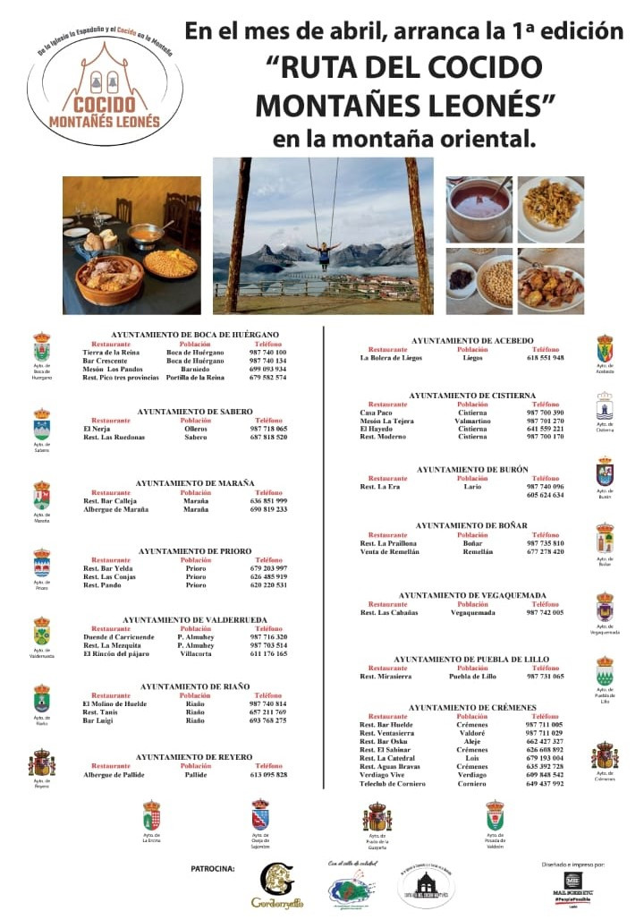 Restaurantes ruta cocido montañes leones bueno