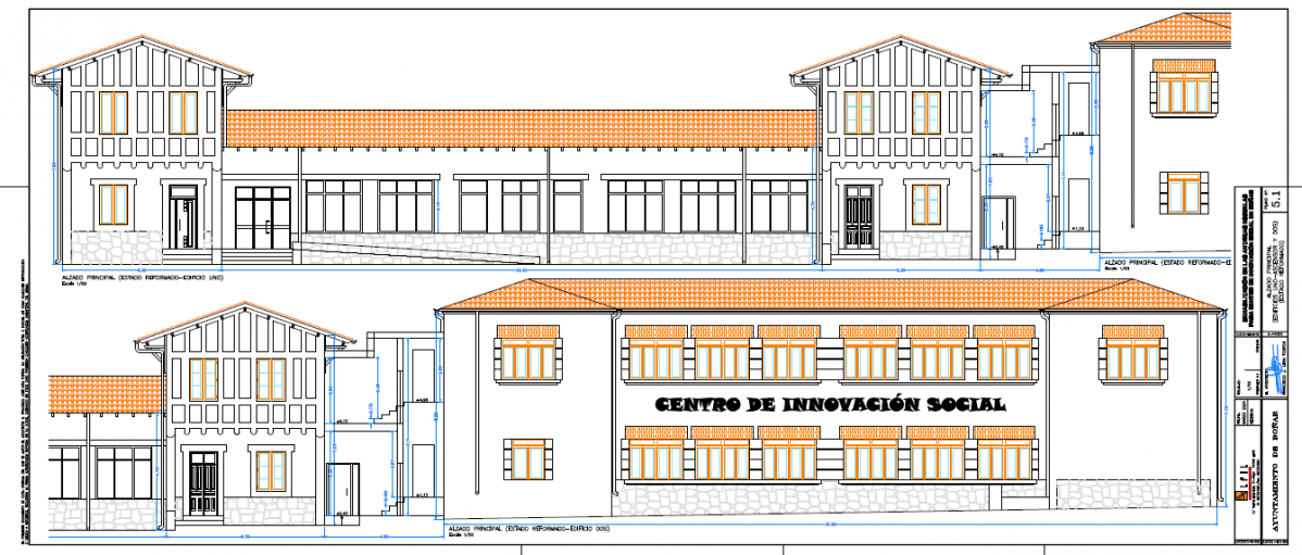 Proyecto centro innovacion social antiguas escuelas bou00f1ar