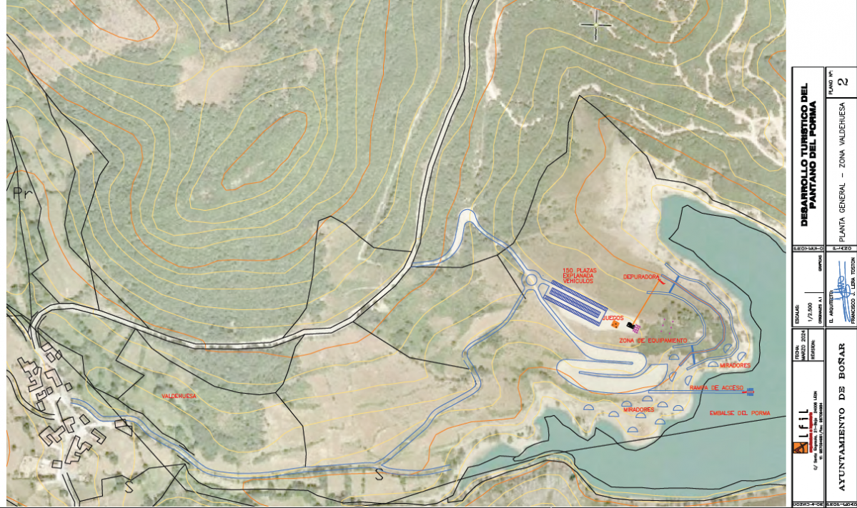 Proyecto desarrollo turistico embalse del porma  valdehuesa